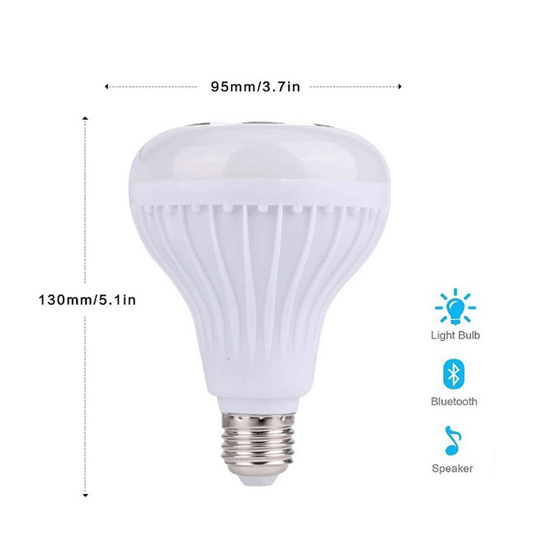 12W E27 Bluetooth RGBW LED Bulb With 24 Keys Remote Control LED Color Changing Light 12W E27 Bluetooth RGBW LED Bulb With 24 Keys Remote Control LED Color Changing Light